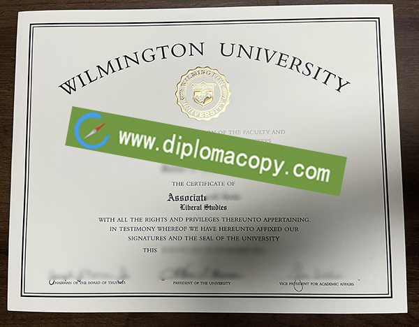 Wilmington University diploma, fake Wilmington University degree