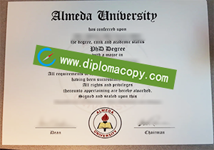 buy fake Almeda University diploma