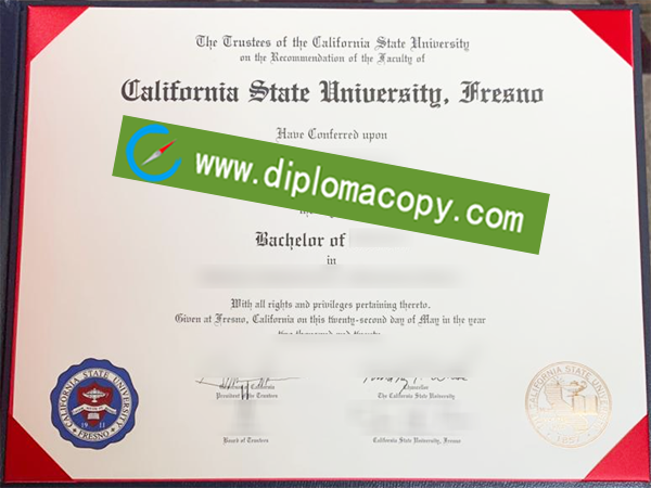 CSU Fresno fake degree, California State University diploma