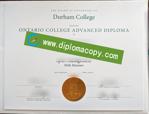 Durham College degree, fake Durham College diploma