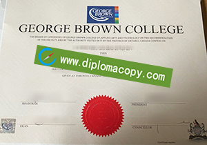 buy fake George Brown College degree