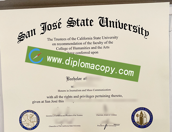 San Jose State University degree, SJSU fake diploma