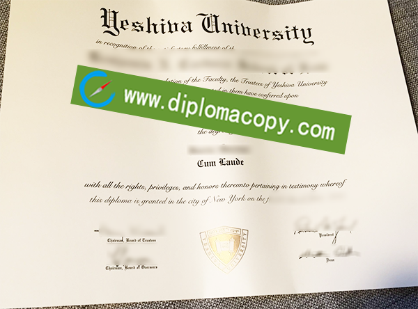 Yeshiva University degree, fake Yeshiva University diploma