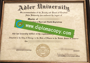 buy fake Adler University degree