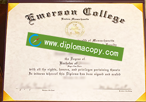 buy fake Emerson College diploma