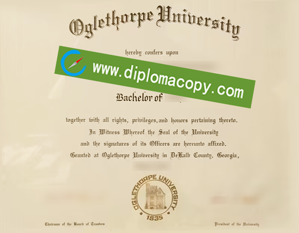 Oglethorpe University diploma, fake Oglethorpe University degree