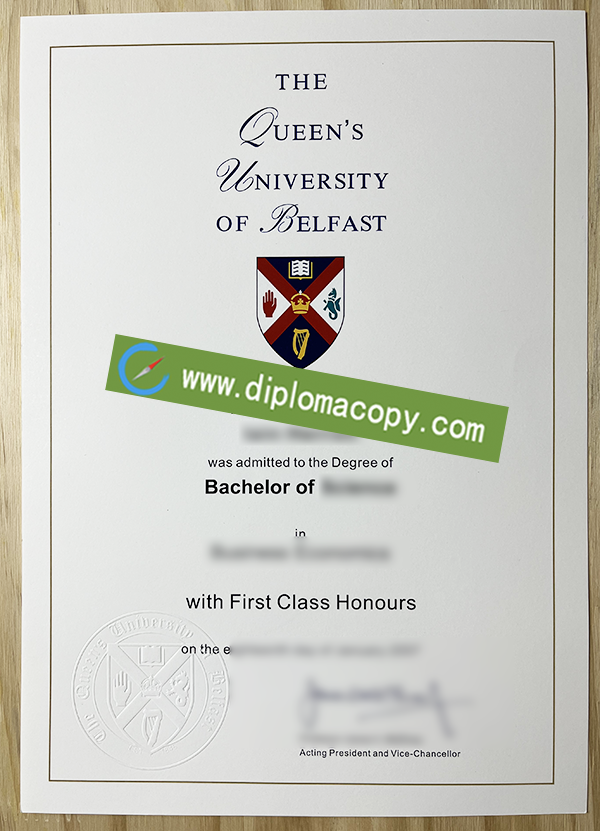Queen’s University Belfast degree, fake Queen’s University Belfast diploma