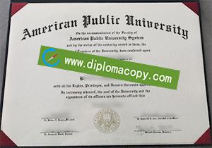 buy fake American Public University degree