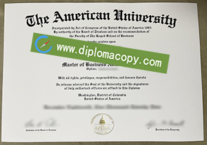 buy fake American University degree