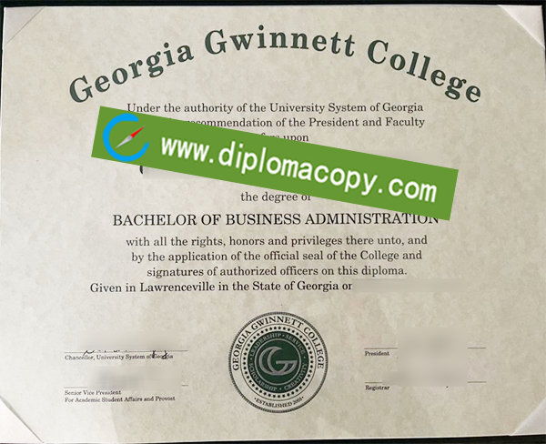 Georgia Gwinnett College degree, fake Georgia Gwinnett College diploma