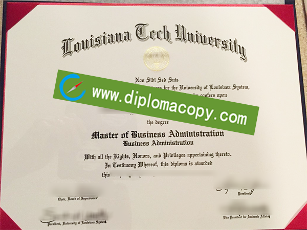 Louisiana Tech University degree, fake Louisiana Tech University diploma