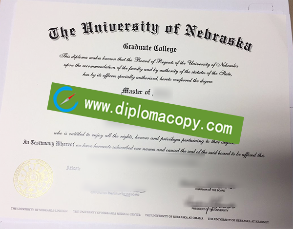 University of Nebraska degree, fake University of Nebraska diploma