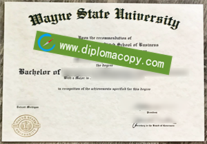 buy fake Wayne State University diploma