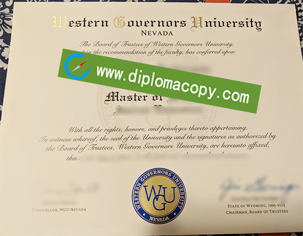 WGU diploma, Western Governors University fake degree