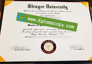 buy fake Strayer University diploma