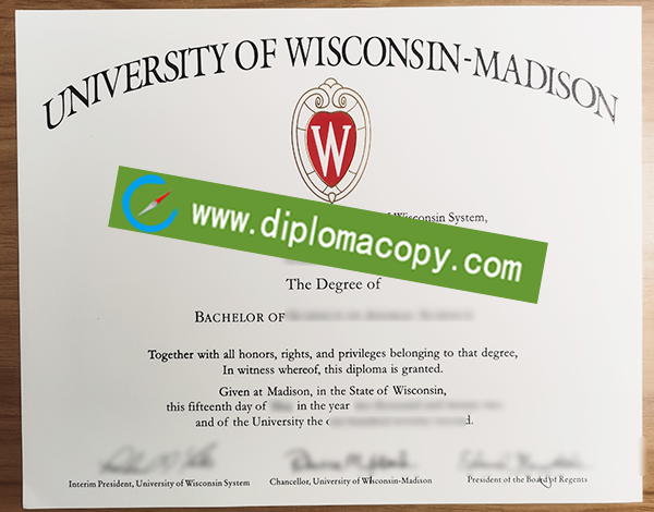 University of Wisconsin–Madison diploma, UW–Madison fake degree