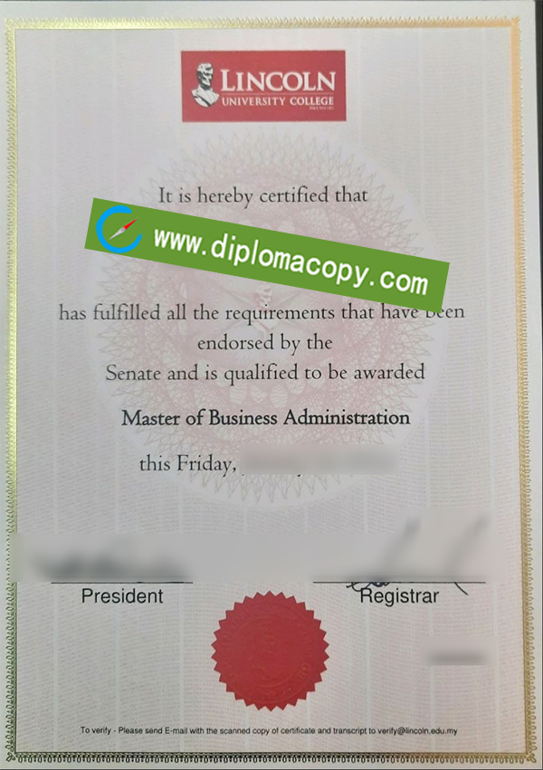 Lincoln University College diploma, fake Malaysia degree