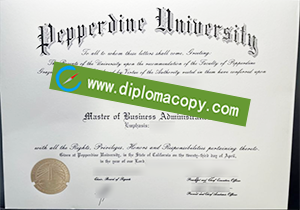 buy fake Pepperdine University degree