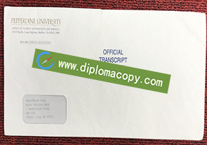 buy fake Pepperdine University transcript envelope