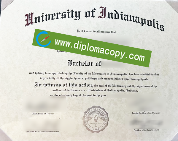 University of Indianapolis degree, fake University of Indianapolis diploma