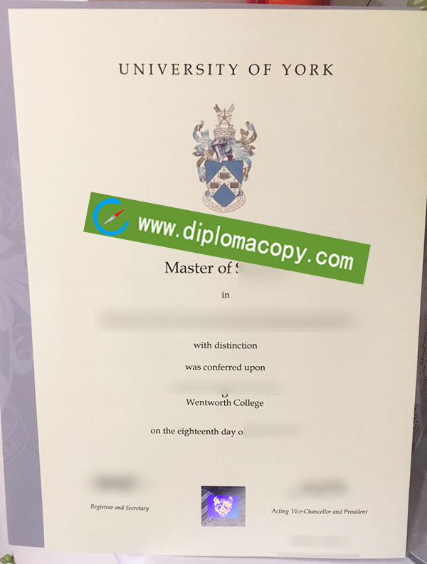 University of York degree, fake diploma