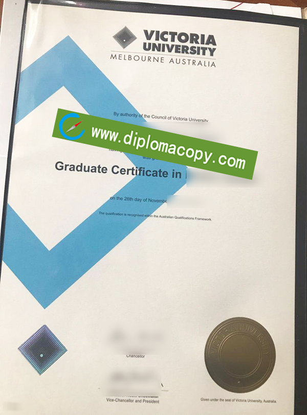 Victoria University diploma, fake Victoria University degree
