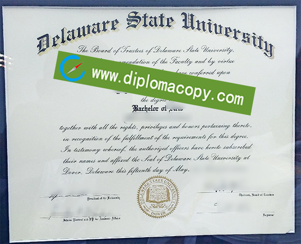 Delaware State University diploma, DSU fake degree