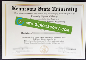 buy fake Kennesaw State University diploma