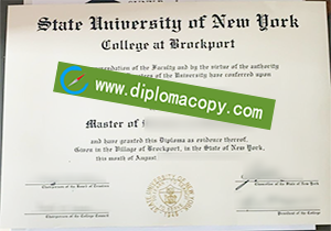 buy fake SUNY Brockport degree
