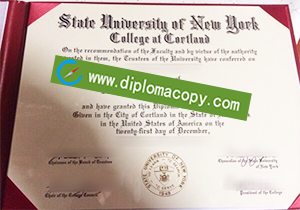 buy fake SUNY Cortland degree