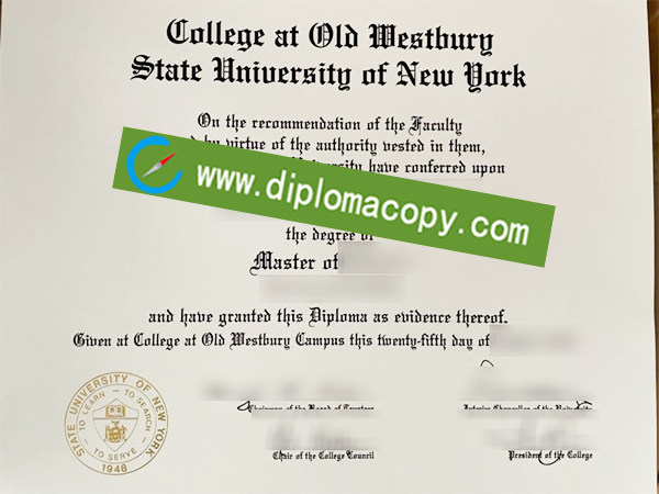 SUNY Old Westbury diploma, SUNY fake degree