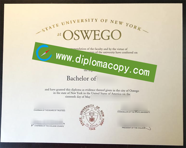 SUNY Oswego degree, fake SUNY diploma