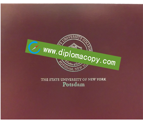 SUNY diploma cover, fake SUNY Potsdam degree 