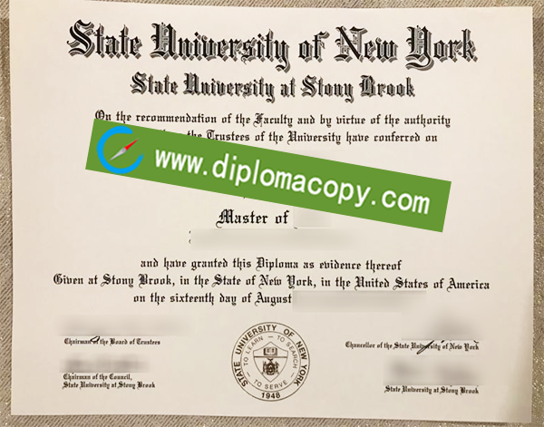 SUNY diploma, SUNY Stony Brook fake degree