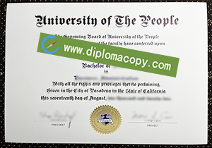 buy fake University of the People diploma