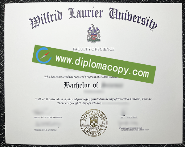 Wilfrid Laurier University diploma, WLU fake degree