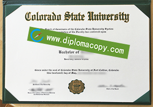 buy Colorado State University fake diploma