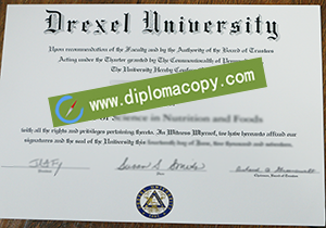 buy fake Drexel University diploma