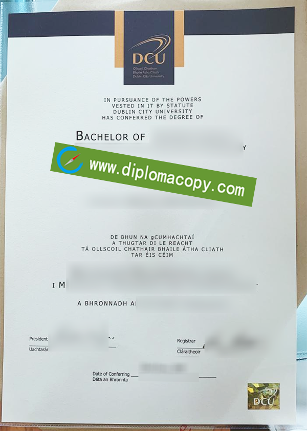 Dublin City University diploma, fake DCU degree