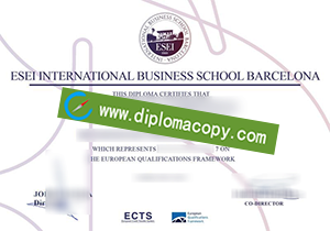 buy fake ESEI International Business School degree