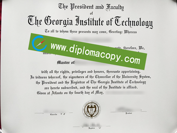 Georgia Institute of Technology diploma, Georgia Tech fake degree