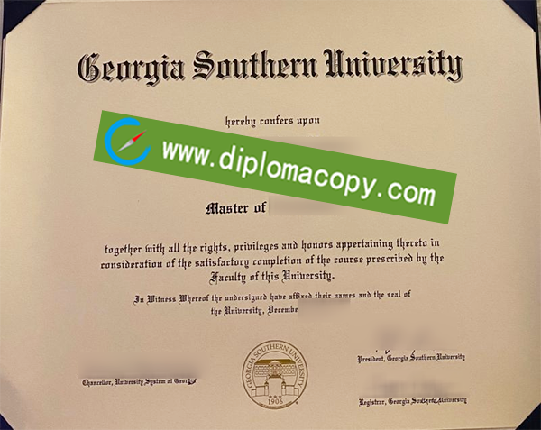 Georgia Southern University diploma, GSU fake degree