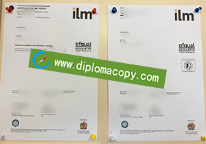 buy fake ILM certificate
