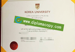 buy fake Korea University diploma
