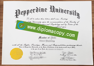 buy fake Pepperdine University diploma