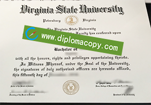 buy fake Virginia State University degree