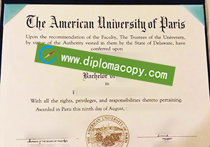 buy fake American University of Paris degree