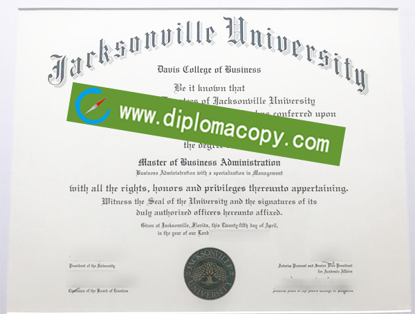 Jacksonville University diploma, fake Jacksonville University degree