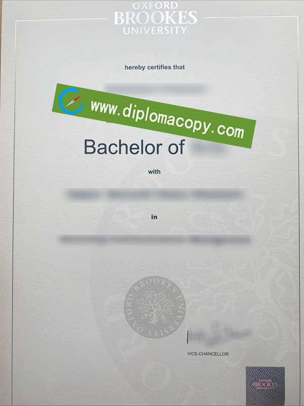 Oxford Polytechnic degree, fake Oxford Brookes University certificate