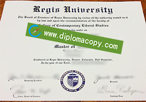 buy fake Regis University diploma
